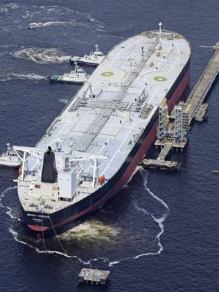Tanker with Azerbaijani crude oil arrives in Japan Photo taken from a Kyodo News helicopter shows a tanker carrying crude oil from Azerbaijan following its arrival at the Negishi refinery in Yokohama, near Tokyo, on May 12, 2026, as Japan seeks to diversify procurement sources after the Middle East conflict raised concerns over the stability of oil supplies.  A14AA0005548355P