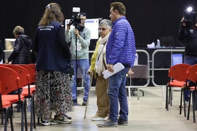 Victim Crocefissa Fifa Ricotta pictured at the trial of P. and A. Falzone, at the Court of Appeal of Mons, on Wednesday 13 May 2026. The trial of the two men concerns the 2022 tragedy in Strepy-Bracquegnies, where a car plowed into a carnival parade around 5:00. Six people died at the scene, and a seventh months later in the hospital. P. Falzone is charged with seven murder and 81 attempted murder. A. Falzone with failure to render aid to a person in danger. Today the court continues to hear the victims.  VIRGINIExLEFOUR 173674769