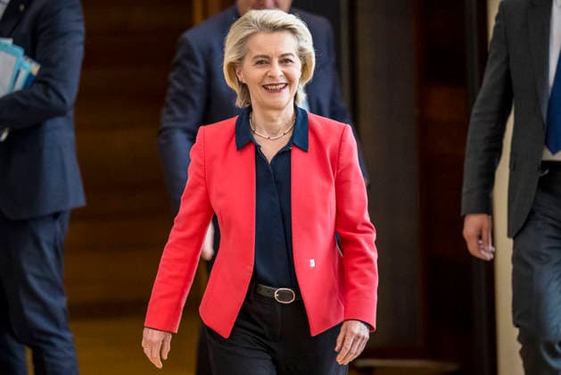May 13, 2026: Ursula Von der Leyen , the president of the European Commission arrives for the weekly meeting of the College of Commissioners at the European Commission headquarters in Brussels, Belgium, 13.05.2026. The College is expected to discuss the future of EU cohesion policy, possible restructuring of the European Commissions regional policy department DG REGIO and broader plans to redirect EU spending toward competitiveness and defence priorities. . - ZUMAw80_ 20260513_faf_w80_009 Copyright: xWiktorxDabkowskix