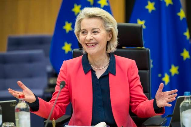 May 13, 2026: Ursula Von der Leyen , the president of the European Commission attends the weekly meeting of the College of Commissioners at the European Commission headquarters in Brussels, Belgium, 13.05.2026. Commissioners are discussing the future of EU cohesion policy, potential restructuring of DG REGIO and plans to strengthen centralized investment tools focused on competitiveness and defence within the European Union budget framework. . - ZUMAw80_ 20260513_faf_w80_011 Copyright: xWiktorxDabkowskix