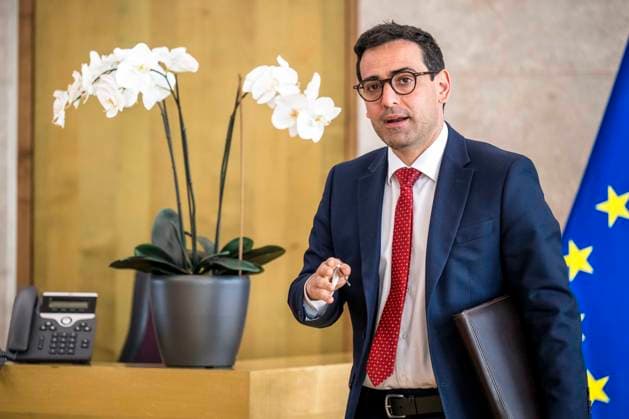May 13, 2026: Stephane Sejourne , executive Vice-President of the European Commission for Prosperity and Industrial Strategy arrives for the weekly meeting of the College of Commissioners at the European Commission headquarters in Brussels, Belgium, 13.05.2026. The College is expected to discuss the future of EU cohesion policy, possible restructuring of the European Commissions regional policy department DG REGIO and broader plans to redirect EU spending toward competitiveness and defence priorities. . - ZUMAw80_ 20260513_faf_w80_019 Copyright: xWiktorxDabkowskix