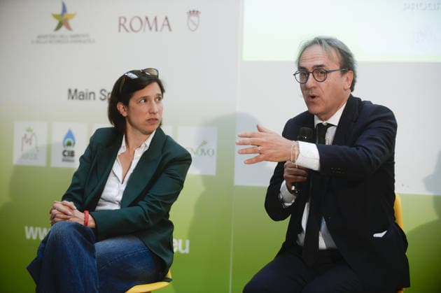 Photo IPP Marco Mattei Rome 13 05 2026 Ecofuturo Festival 2026 in the photo Elly Schlein Angelo Bonelli Italy Photo Press World Copyright