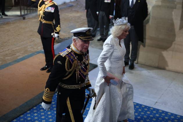 State Opening of Parliament - ROTA - Victoria Tower Position State Opening of Parliament - ROTA - Victoria Tower Position The Imperial State Crown arrives, followed by HRH King Charles III, at the Palace of Westminster, Credit:Geoff Pugh for the Telegraph PA ROTA - B68 Avalon UK, London, Westminster  Copyright: xGeoffxPughxforxthexTelegraphx xPAxROTAx-xB68x xAvalonx 1098537775
