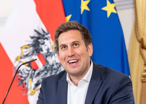 20260513 Pressefoyer nach dem Ministerrat der Bundesregierung WIEN, OESTERREICH - MAI 13: Staatssekretaer im Bundeskanzleramt Alexander Proell (OeVP) beim Pressefoyer - nach dem Ministerrat der Bundesregierung im Bundesdenkmalamt am 13. Mai 2026 in Wien, Oesterreich. 260513_SEPA_10_018 Copyright: xMichaelxIndrax SEPAxMedia