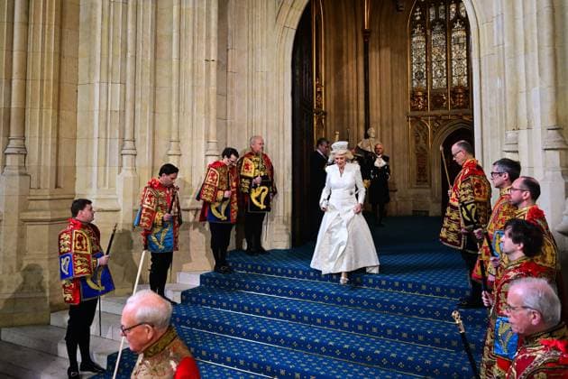 King Charles and Queen Camilla at State Opening of Parliament at the Houses of Parliament, London, UK, 13 May 2026 Queen Camilla and King Charles III depart State Opening of Parliament, The Victoria Tower, Sovereigns Entrance, Palace of Westminster, London, UK - 13 May 2026, Credit:Victoria Jones Shutterstock PA ROTA - B68 Avalon London, United Kingdom Copyright: xVictoriaxJones Shutterstockx xPAxROTAx-xB68x xAvalonx 1098544062