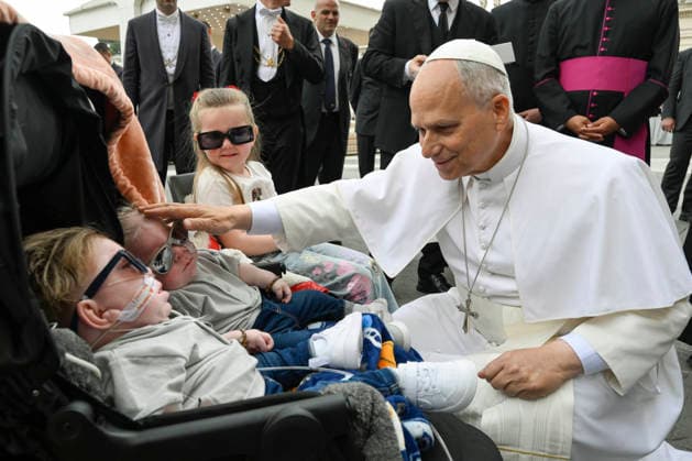 ITALY - POPE LEO XIV DURING THE WEEKLY GENERAL AUDIENCE AT ST PETER S SQAUTE IN THE VATICAN - 2026 5 13 Italy, Rome, Vatican, 2026 5 13 .Pope Leo XIV a during the weekly general audience at St Peter s Square in The Vatican EDITORIAL USE ONLY - NO BOOKS Copyright: xVATICANxMEDIAx