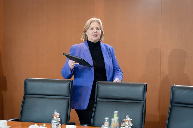 Cabinet meeting, Federal Government, Kick-off Kick-off, Cabinet meeting, Federal Government, Bärbel Bas, Federal Minister, Labor, Social Affairs Berlin Berlin GER