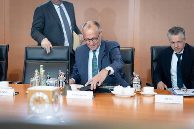 Cabinet meeting, Federal Government, Federal Government, Federal Chancellor, Friedrich Merz, Minister of the Chancellery, Thorsten Frei Berlin Berlin GER