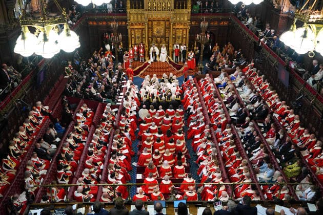 Britain Politics King s Speech Britain s King Charles III sits besides Queen Camilla during the State Opening of Parliament at the Palace of Westminster in London, Wednesday, May 13, 2026.(AP Photo Kirsty Wigglesworth, Pool), Credit:Kirsty Wigglesworth PA ROTA - B68 Avalon GBR, London  Copyright: xKirstyxWigglesworthx xPAxROTAx-xB68x xAvalonx 1098558735