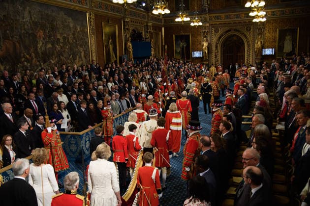 State Opening Of Parliament At Houses Of Parliament, London, England - Wednesday 13 May 2026 King Charles III and Queen Camilla walk through the Royal Gallery as they depart the State Opening of Parliament at Houses Of Parliament, London, England, UK on Wednesday 13 May, 2026., Credit:Justin Ng Avalon UK, England, London, Houses Of Parliament Copyright: xJustinxNgx xAvalonx 1098565672