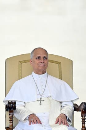 ITALY - POPE LEO XIV DURING THE WEEKLY GENERAL AUDIENCE AT ST PETER S SQAUTE IN THE VATICAN - 2026 5 13 Italy, Rome, Vatican, 2026 5 13 .Pope Leo XIV a during the weekly general audience at St Peter s Square in The Vatican EDITORIAL USE ONLY - NO BOOKS Copyright: xALESSIAxGIULIANIx