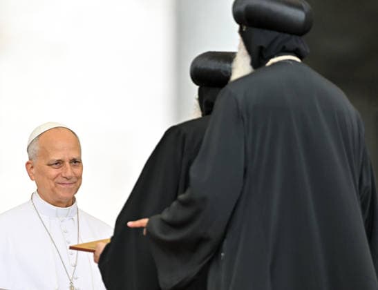 ITALY - POPE LEO XIV DURING THE WEEKLY GENERAL AUDIENCE AT ST PETER S SQAUTE IN THE VATICAN - 2026 5 13 Italy, Rome, Vatican, 2026 5 13 .Pope Leo XIV a during the weekly general audience at St Peter s Square in The Vatican EDITORIAL USE ONLY - NO BOOKS Copyright: xALESSIAxGIULIANIx