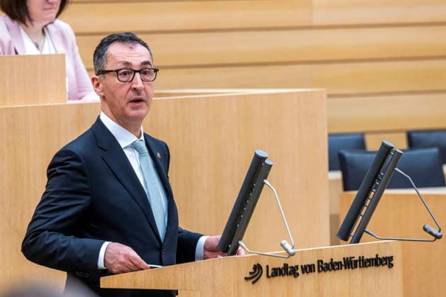 Cem Özdemir is the new Minister President of the state of Baden Württemberg On May 13, the politician from the Green Party was sworn in to the state parliament 13 05 2026, Stuttgart, Baden Württemberg, Germany