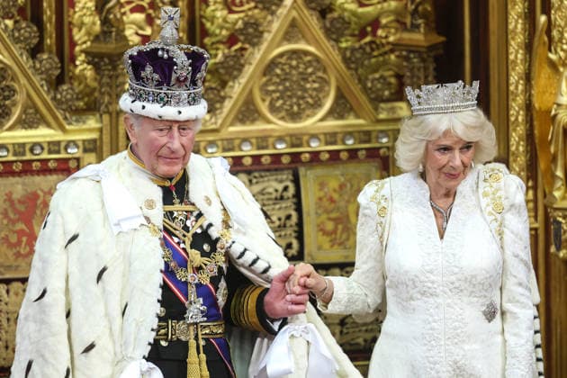 King Charles and Queen Camilla attend the State Opening of Parliament King Charles and Queen Camilla attend the State Opening of Parliament, in the House of Lords Chamber, Palace of Westminster, London, UK, on the 13th May 2026. Picture by Chris Jackson WPA-Pool London Palace of Westminster London United Kingdom  WHA-0817