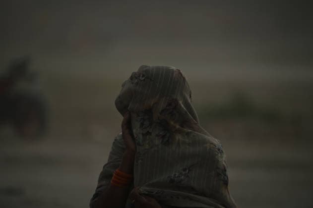 May 13, 2026, Prayagraj, Uttar Pradesh, India: Prayagraj: People during heavy dust storm, in Prayagraj on Wednesday, May 13, 2026. Prayagraj India - ZUMAv115 20260513_zap_v115_019 Copyright: xPrabhatxKumarxVermax