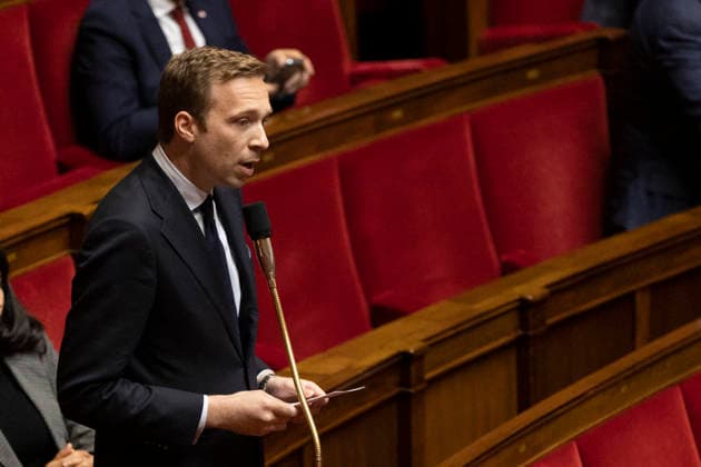 Questions To The Government - Paris UDR MP Antoine Valentin during Question Time in the National Assembly in Paris on 13 May 2026. Photos by Jérémy Paoloni ABACAPRESS.COM Paris France  Copyright: xPaolonixJeremy ABACAx