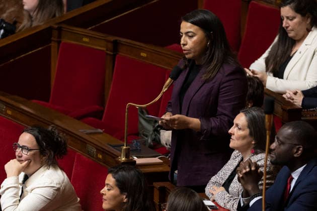 Questions To The Government - Paris Sheherazade Bentorki, an LFI MP, during Question Time in the National Assembly in Paris on 13 May 2026. Photos by Jérémy Paoloni ABACAPRESS.COM Paris France  Copyright: xPaolonixJeremy ABACAx