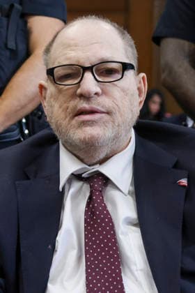 Former Hollywood film producer Harvey Weinstein appears in Manhattan Supreme Court for his retrial on Wednesday, May 13, 2026 in New York City. Weinstein appeared in court for a retrial that began on 14 April on a third-degree rape charge involving Jessica Mann. Pool  NYX20260513904 SARAHxYENESEL