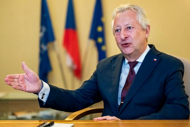 Czech Defence Minister Jaromir Zuna (for SPD) gives an interview to the Czech Press Agency (CTK),xinxPrague,xonxMayx13,x2026.x(CTKxPhoto VitxSimanek) CTKPhotoP2026051307340  CTKPhotoP2026051307340