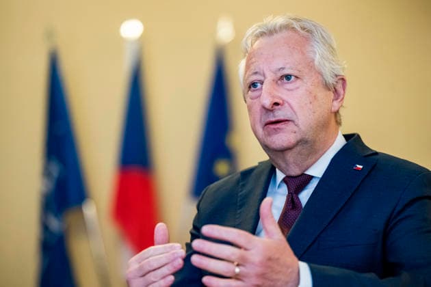 Czech Defence Minister Jaromir Zuna (for SPD) gives an interview to the Czech Press Agency (CTK),xinxPrague,xonxMayx13,x2026.x(CTKxPhoto VitxSimanek) CTKPhotoP2026051307380  CTKPhotoP2026051307380