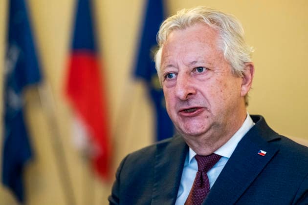Czech Defence Minister Jaromir Zuna (for SPD) gives an interview to the Czech Press Agency (CTK),xinxPrague,xonxMayx13,x2026.x(CTKxPhoto VitxSimanek) CTKPhotoP2026051307482  CTKPhotoP2026051307482