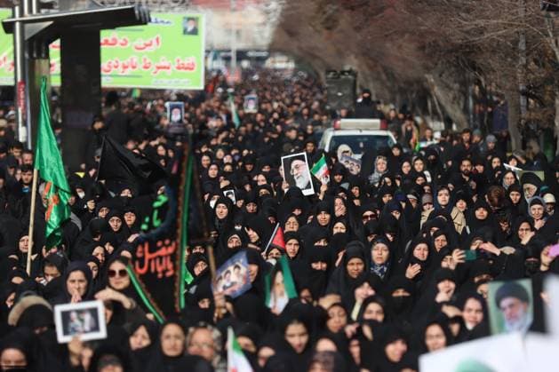 May 13, 2026, Iran, Iran: Protesters gather during a demonstration in support of the government and against U.S. and Israeli strikes after the killing of IranÃ¢â‚¬â ¢s Supreme Leader Ayatollah Ali Khamenei. The United States and Israel launched strikes against Iran on February 28, and Iran retaliated with barrages of missiles at Gulf states and Israel. Iran Iran - ZUMAi98_ 20260513_zih_i98_200 Copyright: xIranianxSupremexLeader SxOfficex
