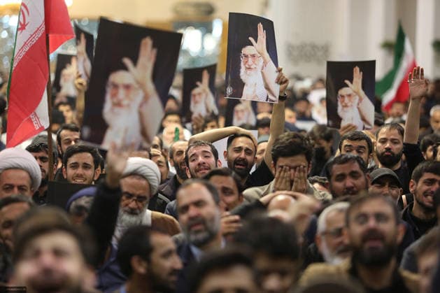 May 13, 2026, Iran, Iran: Protesters gather during a demonstration in support of the government and against U.S. and Israeli strikes after the killing of IranÃ¢â‚¬â ¢s Supreme Leader Ayatollah Ali Khamenei. The United States and Israel launched strikes against Iran on February 28, and Iran retaliated with barrages of missiles at Gulf states and Israel. Iran Iran - ZUMAi98_ 20260513_zih_i98_206 Copyright: xIranianxSupremexLeader SxOfficex