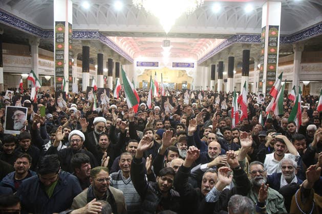 May 13, 2026, Iran, Iran: Protesters gather during a demonstration in support of the government and against U.S. and Israeli strikes after the killing of IranÃ¢â‚¬â ¢s Supreme Leader Ayatollah Ali Khamenei. The United States and Israel launched strikes against Iran on February 28, and Iran retaliated with barrages of missiles at Gulf states and Israel. Iran Iran - ZUMAi98_ 20260513_zih_i98_207 Copyright: xIranianxSupremexLeader SxOfficex