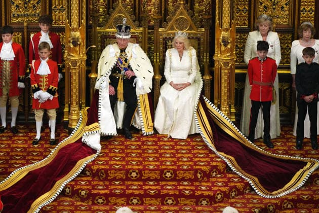 . 13 05 2026. London, United Kingdom. King Charles III and Queen Camilla at the State Opening of Parliament in London.  xPoolx xi-Imagesx IIM-26768-0054