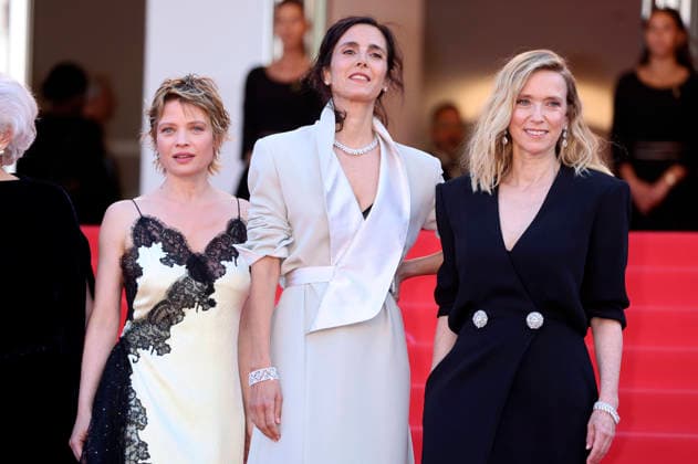 Melanie Thierry, Charline Bourgeois Tacquet and Lea Drucker at the premiere of the feature film La vie d une femme A Woman s Life at the Festival de Cannes 2026 79 Cannes International Film Festival at the Palais des Festivals Cannes, 13 05 2026 Foto:xD.xBedrosianx xFuturexImagex life_6605