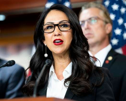 May 13, 2026, Washington, District Of Columbia, USA: U.S. Representative LAUREN BOEBERT (R-CO) speaking at a press conference to discuss surveillance by the Department of Justice, at the U.S. Capitol in Washington, D.C. Washington USA  - ZUMAb161 20260513_aap_b161_025 Copyright: xMichaelxBrochsteinx
