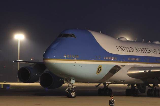 BEIJING, CHINA - MAY 13: U.S. President Donald Trump arrives at Beijing Capital International Airport on May 13, 2026 in Beijing, China. At the invitation of Chinese President Xi Jinping, Trump is visiting China from May 13 to 15.  Copyright: xChinaxNewsxServicex 111641348822
