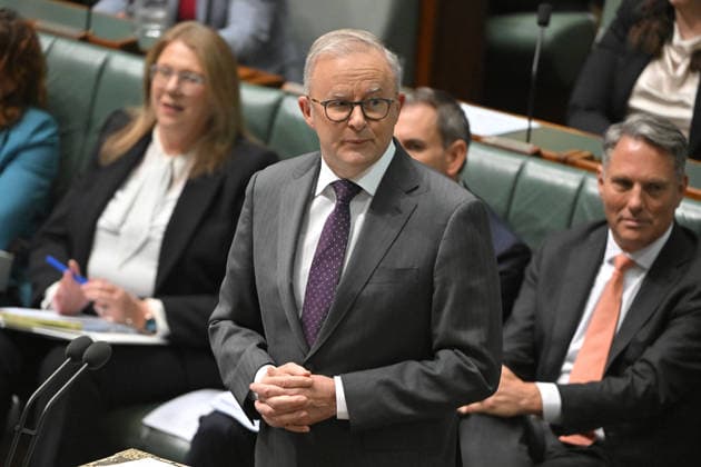 QUESTION TIME, Prime Minister Anthony Albanese during Question Time in the House of Representatives at Parliament House in Canberra, Thursday, May 14, 2026. ( NO ARCHIVING CANBERRA AUSTRALIAN CAPITAL TERRITORY AUSTRALIA  Copyright: xMICKxTSIKASx 20260514191787997064