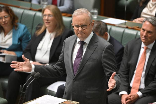 QUESTION TIME, Prime Minister Anthony Albanese during Question Time in the House of Representatives at Parliament House in Canberra, Thursday, May 14, 2026. ( NO ARCHIVING CANBERRA AUSTRALIAN CAPITAL TERRITORY AUSTRALIA  Copyright: xMICKxTSIKASx 20260514194268145419