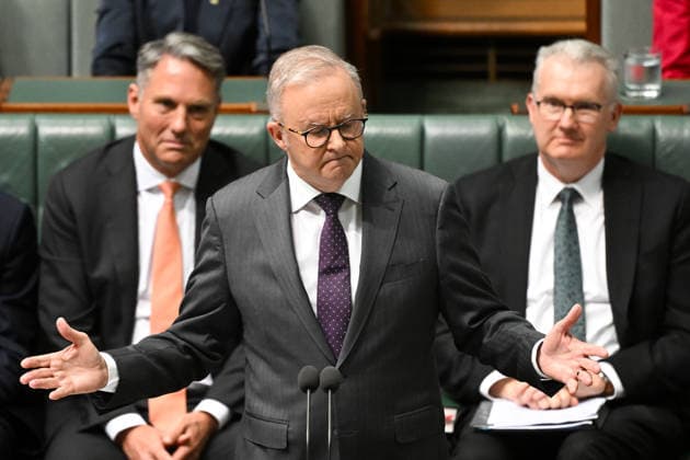 QUESTION TIME, Australian Prime Minister Anthony Albanese speaks during Question Time in the House of Representatives at Parliament House in Canberra, Thursday, May 14, 2026. ( NO ARCHIVING CANBERRA AUSTRALIAN CAPITAL TERRITORY AUSTRALIA  Copyright: xLUKASxCOCHx 20260514145918806497