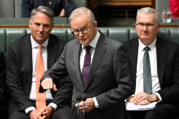 QUESTION TIME, Australian Prime Minister Anthony Albanese speaks during Question Time in the House of Representatives at Parliament House in Canberra, Thursday, May 14, 2026. ( NO ARCHIVING CANBERRA AUSTRALIAN CAPITAL TERRITORY AUSTRALIA  Copyright: xLUKASxCOCHx 20260514152763918055