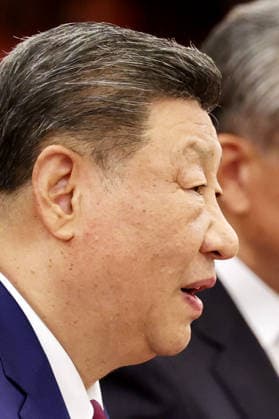 U.S.-China summit Chinese President Xi Jinping holds a summit meeting with his U.S. counterpart Donald Trump at the Great Hall of the People in Beijing on May 14, 2026.  A14AA0005554836P
