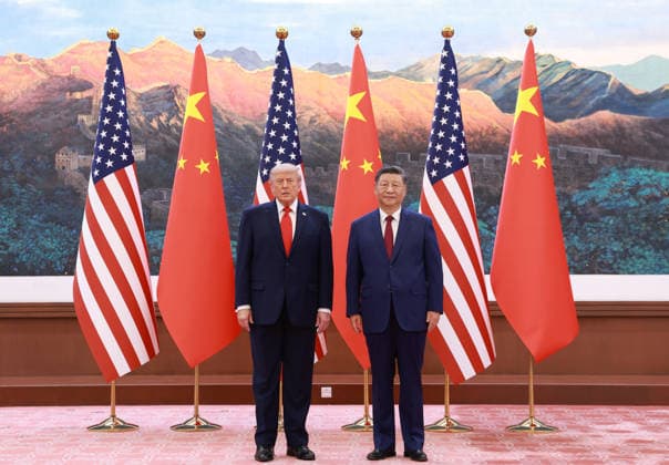 (260514) -- BEIJING, May 14, 2026 -- Chinese President Xi Jinping holds talks with U.S. President Donald Trump, who is on a state visit to China, at the Great Hall of the People in Beijing, capital of China, May 14, 2026. ) CHINA-BEIJING-XI JINPING-U.S.-TRUMP-TALKS (CN) DingxLin 