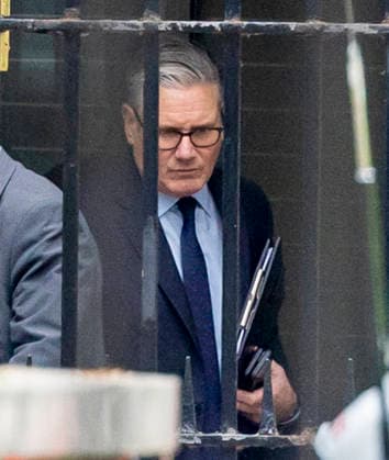 May 14, 2026, London, London, UK: London, UK. Prime Minister Sir Keir Starmer leaves Downing Street through the back entrance. The Prime Minister is under growing political pressure as he fights to remain in power amid speculation about challenges to his leadership. London UK  - ZUMAl94_ 20260514_zaf_l94_011 Copyright: xMarcinxNowakx