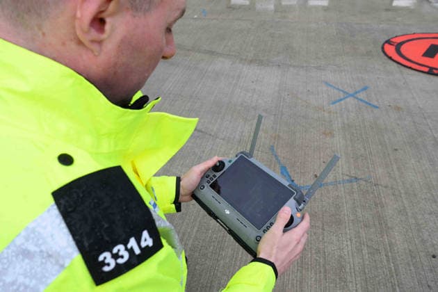 British Transport Police Drones 13.05.2026. British Transport Police drones. British Transport Police launched their new drone tech at Cadder Junction near Bishopbriggs, Scotland.  Copyright: xAlanxMacGregorxEwingx NINTCHDBPICT001080331944