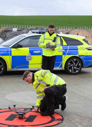 British Transport Police Drones 13.05.2026. British Transport Police drones. British Transport Police launched their new drone tech at Cadder Junction near Bishopbriggs, Scotland.  Copyright: xAlanxMacGregorxEwingx NINTCHDBPICT001080331972