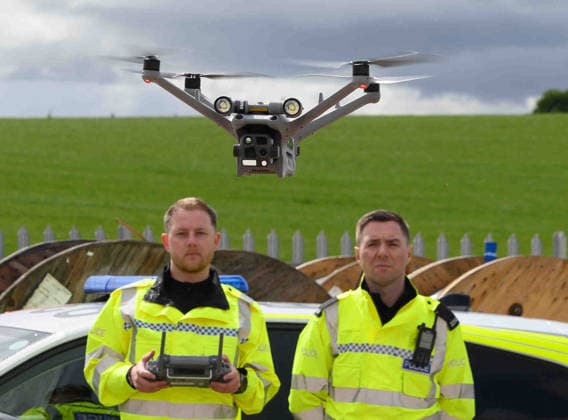 British Transport Police Drones 13.05.2026. British Transport Police drones. British Transport Police launched their new drone tech at Cadder Junction near Bishopbriggs, Scotland.  Copyright: xAlanxMacGregorxEwingx NINTCHDBPICT001080332173