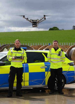 British Transport Police Drones 13.05.2026. British Transport Police drones. British Transport Police launched their new drone tech at Cadder Junction near Bishopbriggs, Scotland.  Copyright: xAlanxMacGregorxEwingx NINTCHDBPICT001080332338