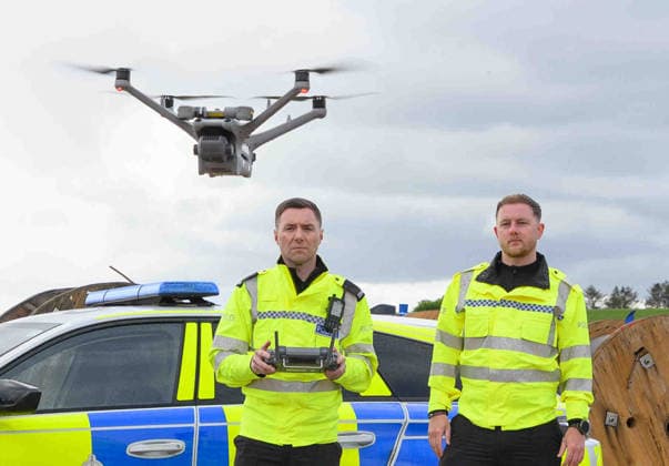 British Transport Police Drones 13.05.2026. British Transport Police drones. British Transport Police launched their new drone tech at Cadder Junction near Bishopbriggs, Scotland.  Copyright: xAlanxMacGregorxEwingx NINTCHDBPICT001080331800