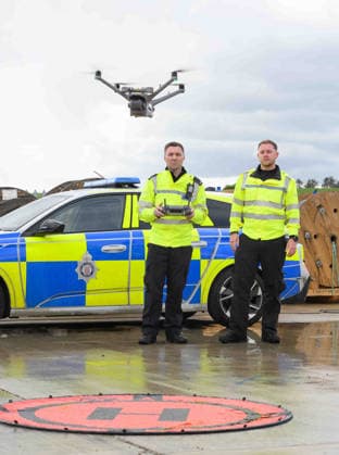 British Transport Police Drones 13.05.2026. British Transport Police drones. British Transport Police launched their new drone tech at Cadder Junction near Bishopbriggs, Scotland.  Copyright: xAlanxMacGregorxEwingx NINTCHDBPICT001080331804