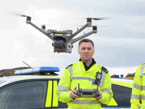 British Transport Police Drones 13.05.2026. British Transport Police drones. British Transport Police launched their new drone tech at Cadder Junction near Bishopbriggs, Scotland.  Copyright: xAlanxMacGregorxEwingx NINTCHDBPICT001080331811