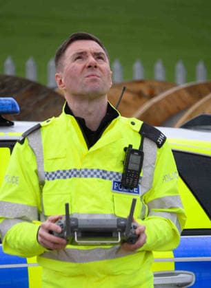 British Transport Police Drones 13.05.2026. British Transport Police drones. British Transport Police launched their new drone tech at Cadder Junction near Bishopbriggs, Scotland.  Copyright: xAlanxMacGregorxEwingx NINTCHDBPICT001080331955