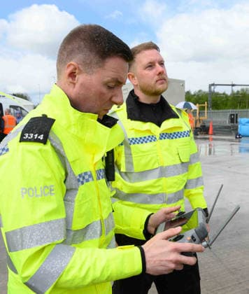 British Transport Police Drones 13.05.2026. British Transport Police drones. British Transport Police launched their new drone tech at Cadder Junction near Bishopbriggs, Scotland.  Copyright: xAlanxMacGregorxEwingx NINTCHDBPICT001080331960