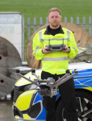 British Transport Police Drones 13.05.2026. British Transport Police drones. British Transport Police launched their new drone tech at Cadder Junction near Bishopbriggs, Scotland.  Copyright: xAlanxMacGregorxEwingx NINTCHDBPICT001080331990