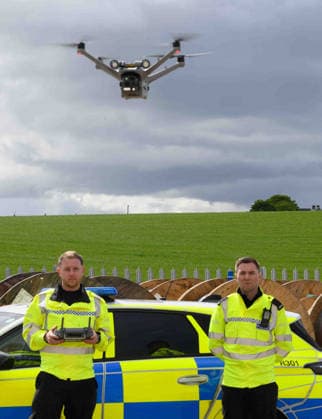 British Transport Police Drones 13.05.2026. British Transport Police drones. British Transport Police launched their new drone tech at Cadder Junction near Bishopbriggs, Scotland.  Copyright: xAlanxMacGregorxEwingx NINTCHDBPICT001080332346